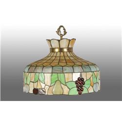 Leaded Glass Fruit Lamp.
