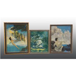 Lot of 3: Maxfield Parish Prints.