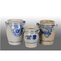 Lot of 3: Stoneware Pieces.