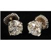 Image 1 : 4.03 Carat Diamond Stud Earrings.