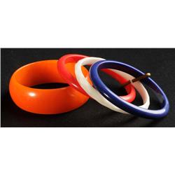 Lot of 2: Bakelite Bracelets.