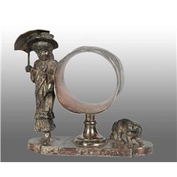 Kate Greenway with Dog Figural Napkin Ring.