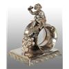 Image 1 : Cherub with Wine Glass Figural Napkin Ring.