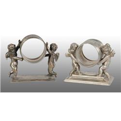 Lot of 2: Figural Napkin Rings.