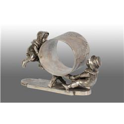 Kate Greenway Kids Figural Napkin Ring.