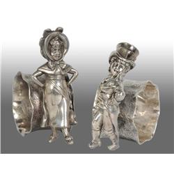Lot of 2: Figural Napkin Rings.