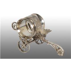 Butterfly on Wheeled Figural Napkin Ring.