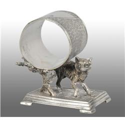 Fox by Bush Under Figural Napkin Ring.