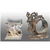 Image 1 : Lot of 2: Figural Napkin Rings.