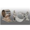 Image 1 : Lot of 2: Figural Napkin Rings.