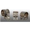 Image 1 : Lot of 3: Figural Napkin Rings.