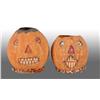 Lot of 2: Halloween Jack-O-Lanterns.