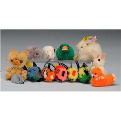Lot of 10: Steiff Mini Animals.