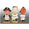 Image 1 : Lot of 3: Baseball Mascot Bobble Head Dolls.