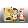 Image 1 : Lot of 2: Baseball Mascot Bobble Head Dolls.