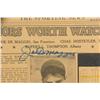 Image 2 : Framed Joe DiMaggio Autographed Newspaper Article.