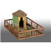 Image 1 : Elastolin Wooden Platform with Hut.