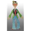 Image 1 : Tin Litho German Clown Squeeze Toy.