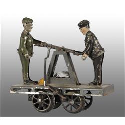 Bing Hand-Painted Train Hand Car.