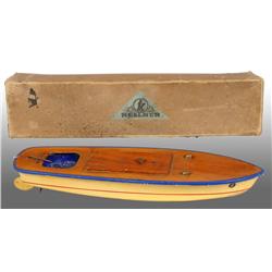 Wooden Kellner Model Boat Toy.