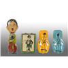 Image 1 : Lot of 4: Small Tin Charlie Chaplin Items.