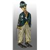 Image 1 : Tin Bell Charlie Chaplin Wind-Up Walker Toy.