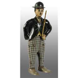 Tin Litho INGAP Charlie Chaplin Wind-Up Toy.