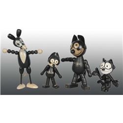 Lot of 4: Felix the Cat & Ignatz Mouse Items.