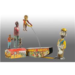 Lot of 3: Tin Marx Wind-Up Toys.