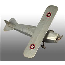 Pressed Steel No. 200 Giant Flyer Airplane Toy.