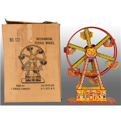 Tin Litho Chein Hercules Ferris Wheel Wind-Up Toy.