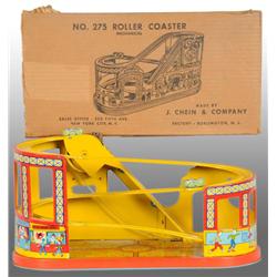 Tin Litho Chein Roller Coaster Amusement Toy.