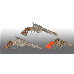 Lot of 3: Western Character Cap Guns.