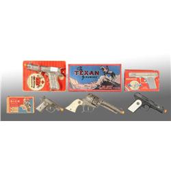 Lot of 4: Cap Pistols.