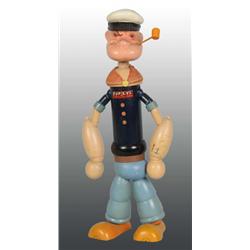 Composition Ideal Jointed Popeye Figure.