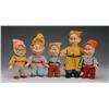 Image 1 : Lot of 5: Walt Disney Snow White Dwarf Dolls.