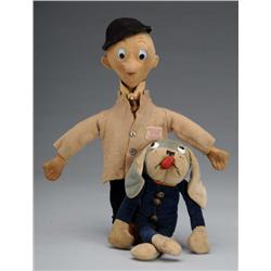 Lot of 2: English Chad Valley Character Dolls.