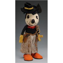 Walt Disney Mickey Mouse Cowboy Character Doll.