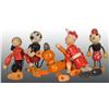 Image 1 : Lot of 5: Wooden Jointed Character Figures.