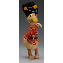 Walt Disney Donald Duck Drum Major Character Doll.