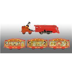 Lionel Mickey Mouse O-Gauge Circus Set.