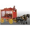 Image 1 : Cast Iron Hubley Royal Circus Wagon Toy.