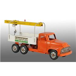 Pressed Steel Buddy L Heavy Machinery Truck Toy.