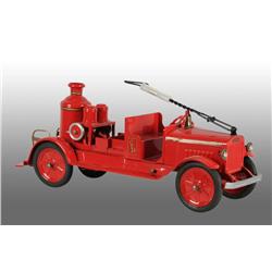 Pressed Steel Buddy L Sit 'N Ride Pumper Truck.