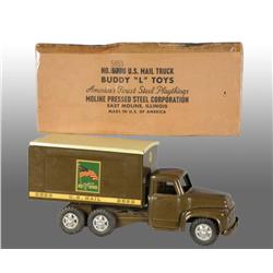 Pressed Steel Buddy L No. 5853 US Mail Truck Toy.