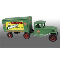Pressed Steel Buddy L Railway Express Truck Toy.