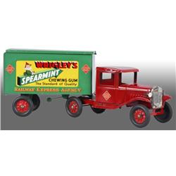 Pressed Steel REA Wrigley's Truck Toy.