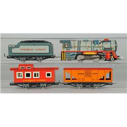 Unique Lines No. 500 Mechanical Freight Train Set.