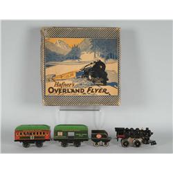 Hafner Overland Flyer Wind-Up Passenger Train Set.