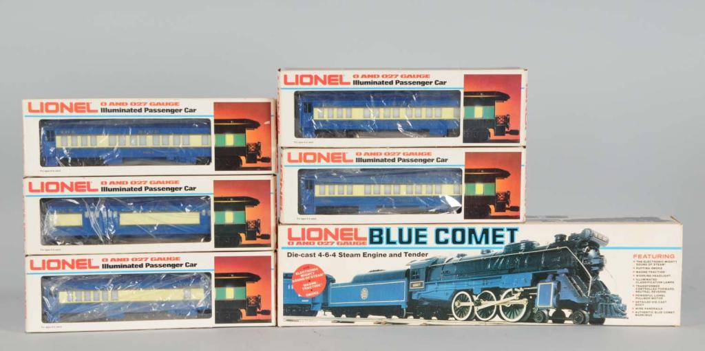 lionel blue comet train set